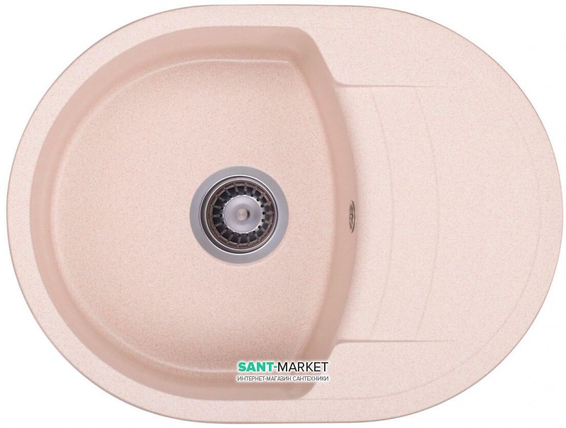 Мийка для кухні Granado Malaga врізна 61х46,5 см нанограніт avena 0202