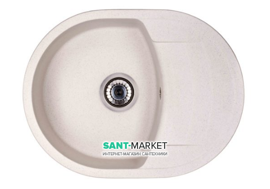 Мойка для кухни Granado Malaga врезная 61х46,5 см наногранит gris 0208