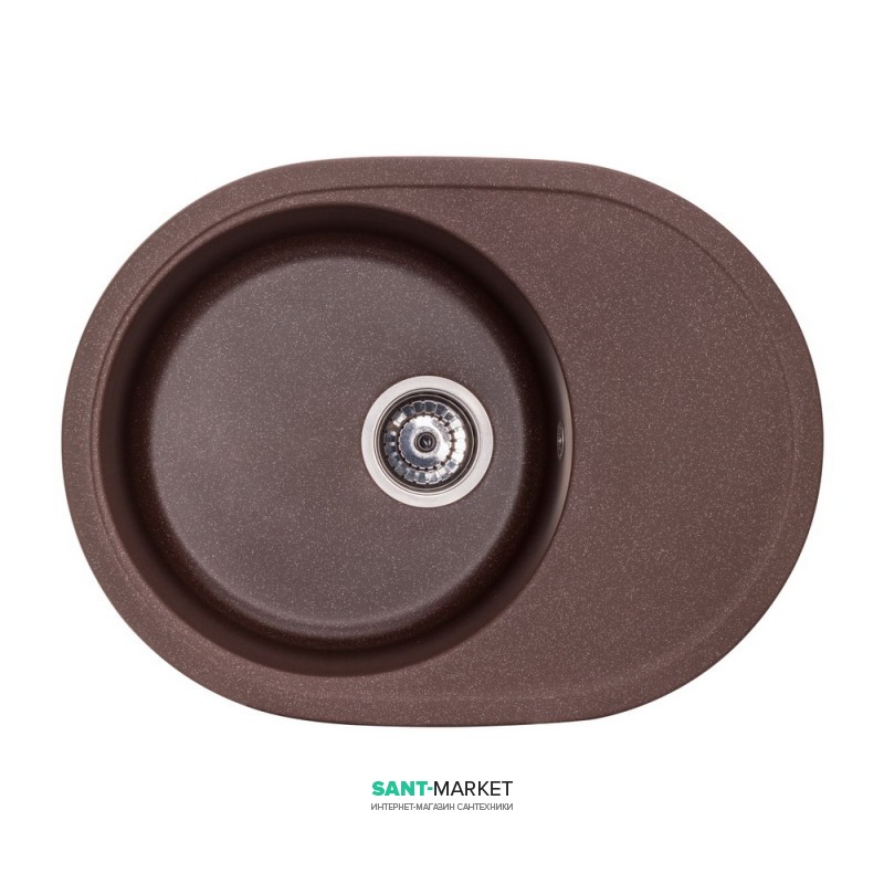 Мойка для кухни Granado Sevilla врезная 62,3х46,5 см наногранит marron 1506