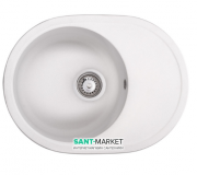 Мойка для кухни Granado Sevilla врезная 62,3х46,5 см наногранит white 1505