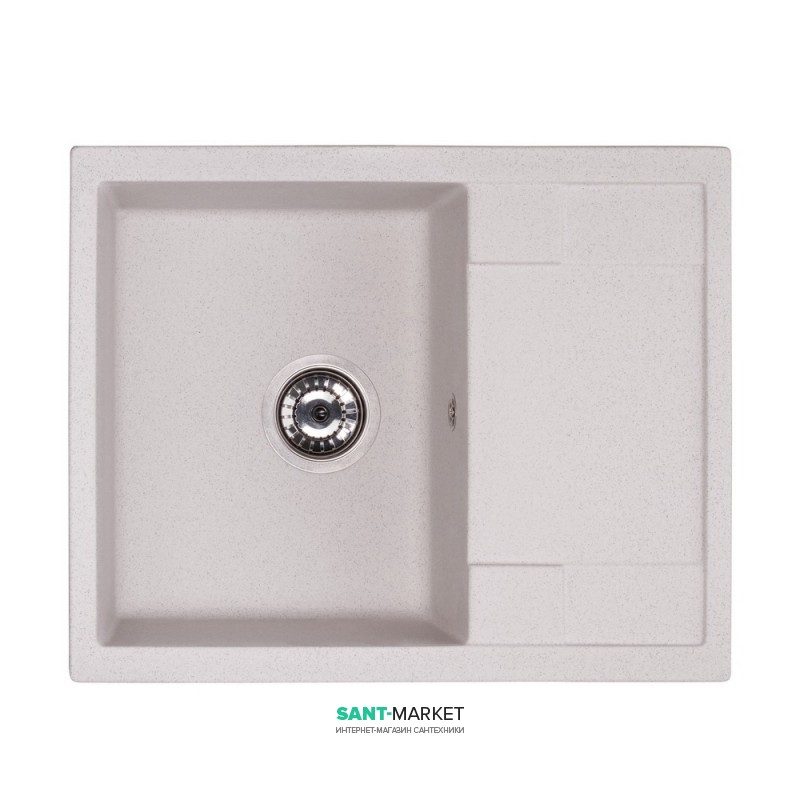 Мийка для кухні Granado Altea врізна 61х49,5 см нанограніт gris 1308