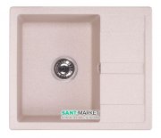 Мойка для кухни Granado Madrid врезная 58х50 см наногранит terra 1603