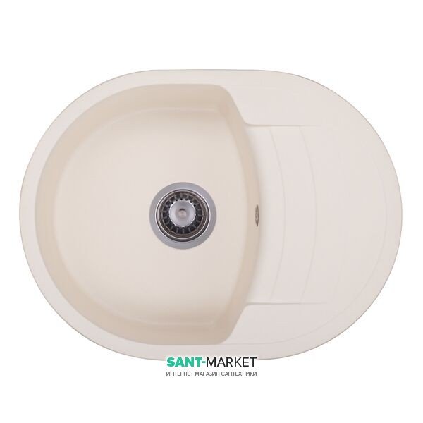 Мойка для кухни Granado Malaga врезная 61х46,5 см наногранит ivory 0204