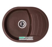 Мойка для кухни Granado Malaga врезная 61х46,5 см наногранит marron 0206