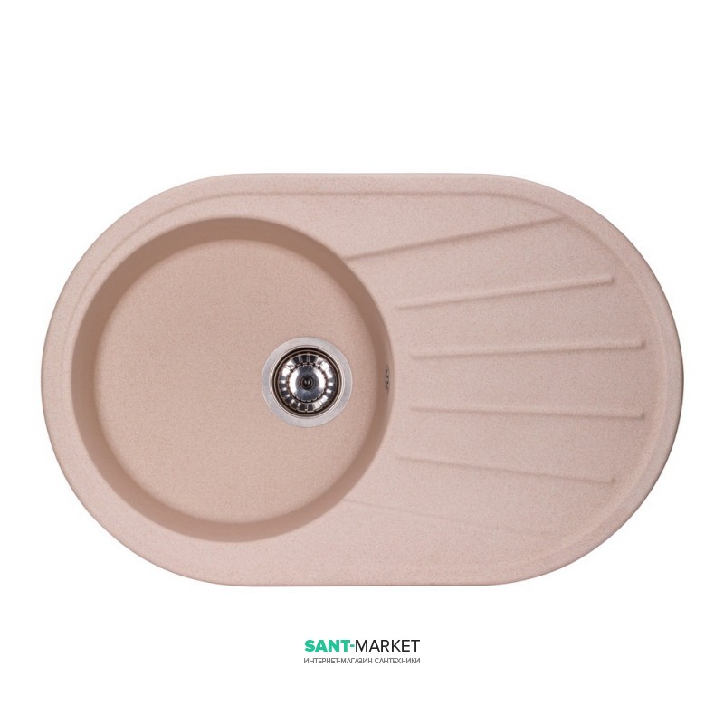 Мийка для кухні Granado Murcia врізна 78х50 см нанограніт avena 1702