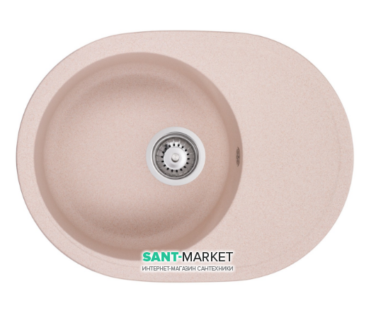 Мийка для кухні Granado Sevilla врізна 62,3х46,5 см нанограніт avena 1502