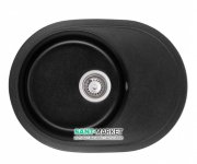 Мойка для кухни Granado Sevilla врезная 62,3х46,5 см наногранит black shine 1501