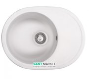 Мойка для кухни Granado Sevilla врезная 62,3х46,5 см наногранит white 1505
