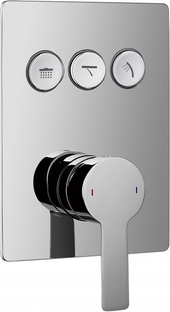 Смеситель для душа Imprese Smart Click скрытого монтажа хром ZMK101901202