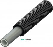 Труба универсальная 5S в защитной гофротрубе TECE TECEflex D 16х2,2 мм бухта 75 м черный 704616