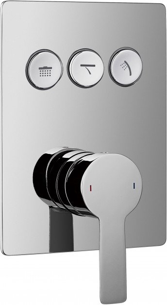 Змішувач для душа Imprese Smart Click прихованого монтажу хром ZMK101901202