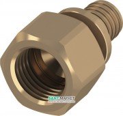 З'єднання пряме Tece TECEflex з внутрішнім різьбленням 20xRp 3/4 бронза 705104