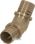 Куточок з'єднувальний 45 ° Tece TECEflex труба-труба 25 × 25 бронза 707167