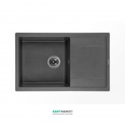 Мийка для кухні Granado Alicante врізна 78х49,5 см нанограніт grafito 2409