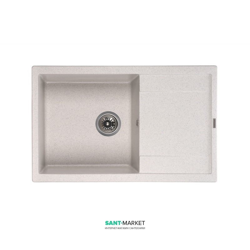 Мийка для кухні Granado Alicante врізна 78х49,5 см нанограніт gris 2408