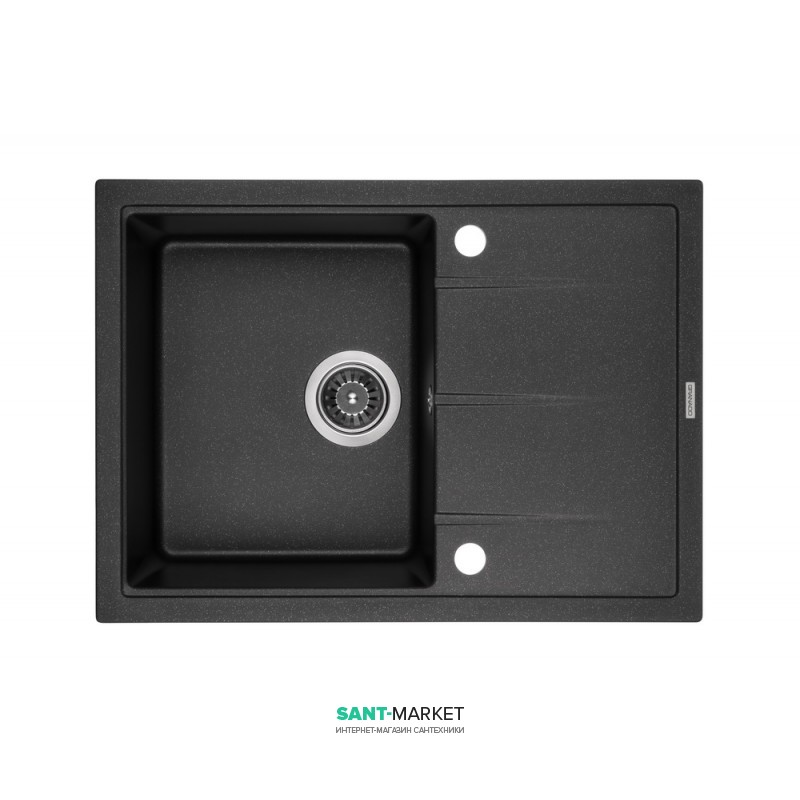 Мойка для кухни Granado Blanos врезная 68х50 см наногранит black shine 2501