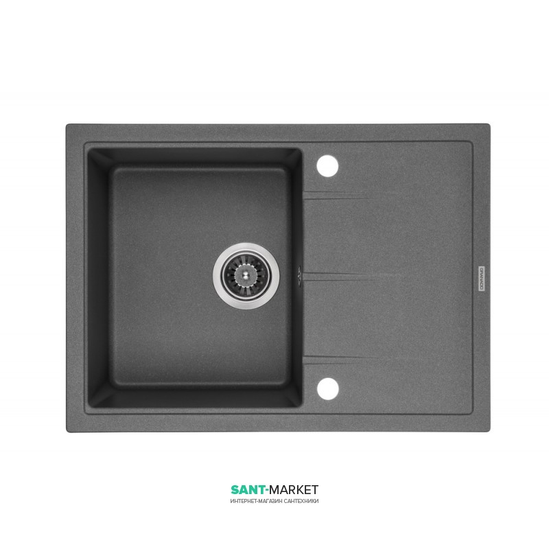 Мойка для кухни Granado Blanos врезная 68х50 см наногранит grafito 2509