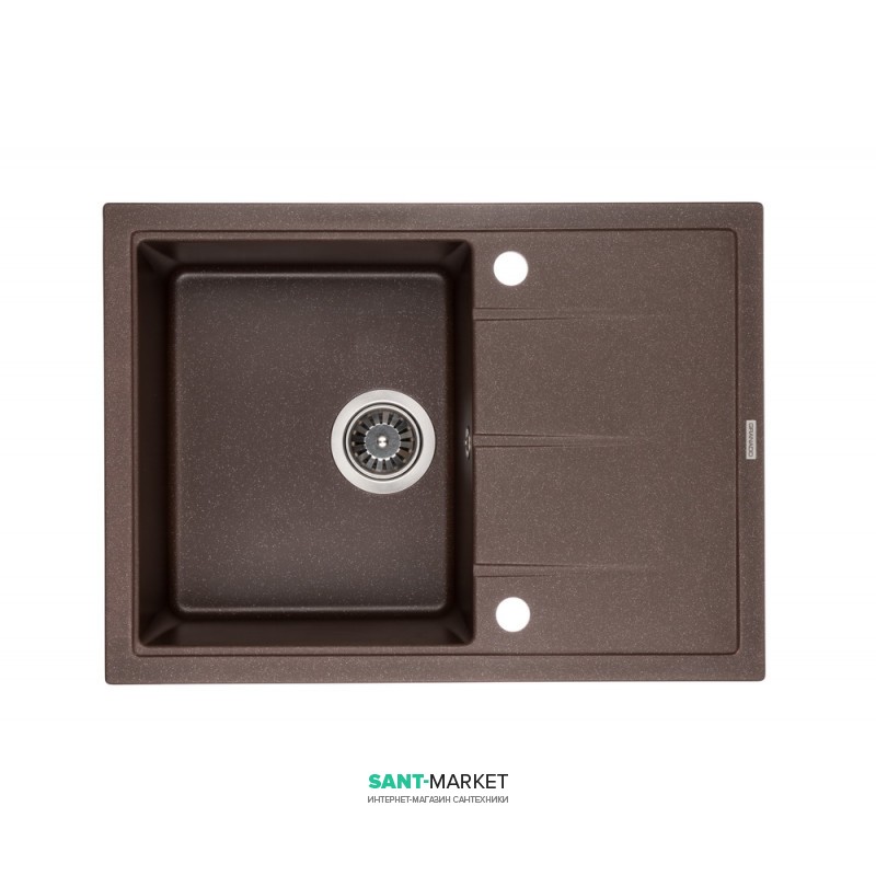 Мойка для кухни Granado Blanos врезная 68х50 см наногранит marron 2506