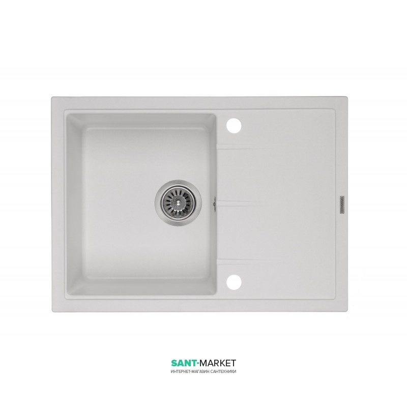 Мойка для кухни Granado Blanos врезная 68х50 см наногранит white 2505