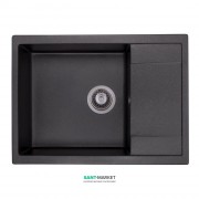 Мойка для кухни Granado Linares врезная 67,5х49,5 см наногранит black shine 0801