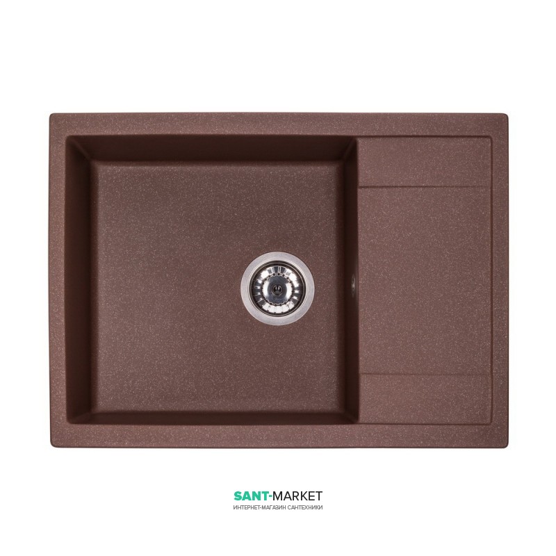 Мийка для кухні Granado Linares врізна 67,5х49,5 см нанограніт marron 0806