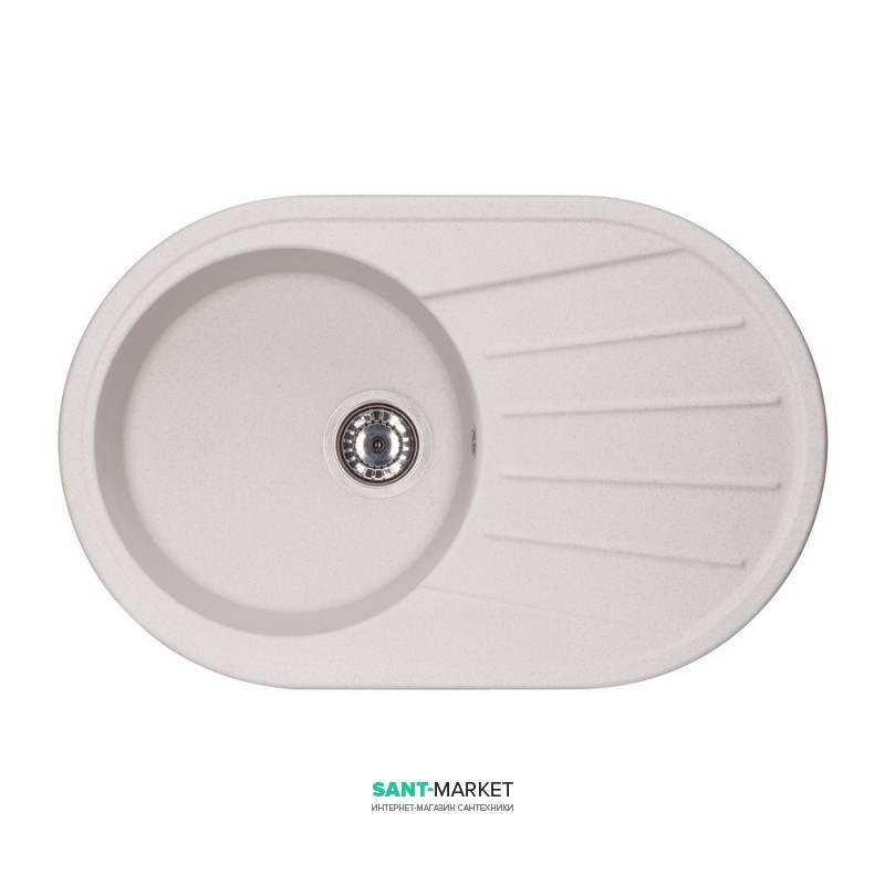 Мойка для кухни Granado Murcia врезная 78х50 см наногранит gris 1708