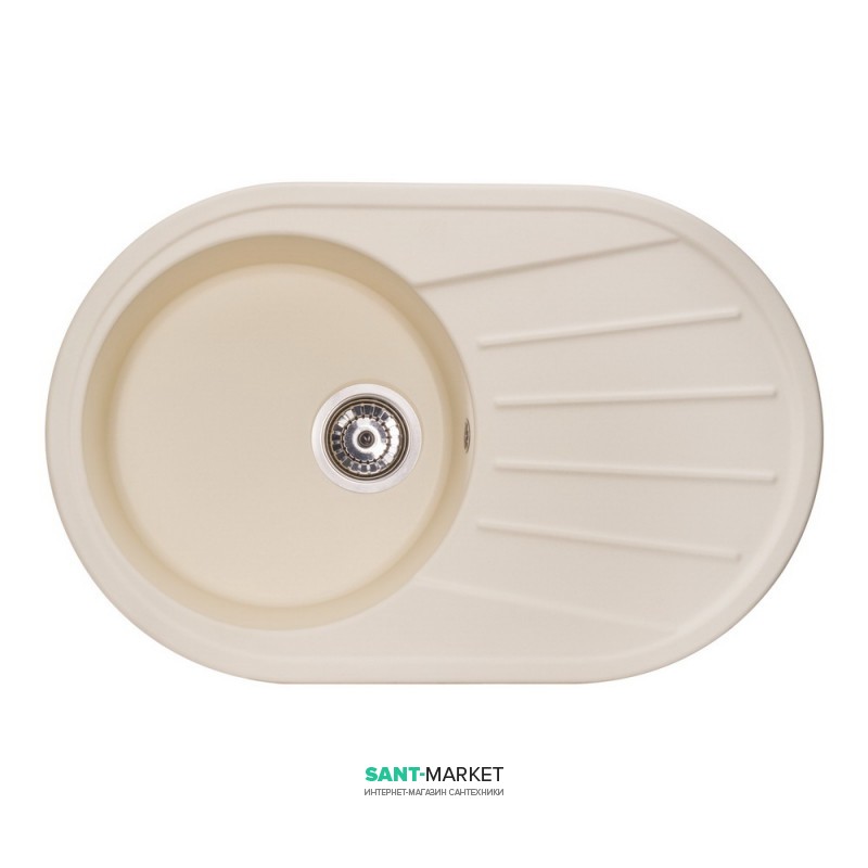 Мийка для кухні Granado Murcia врізна 78х50 см нанограніт ivory 1704