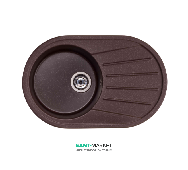 Мойка для кухни Granado Murcia врезная 78х50 см наногранит marron 1706