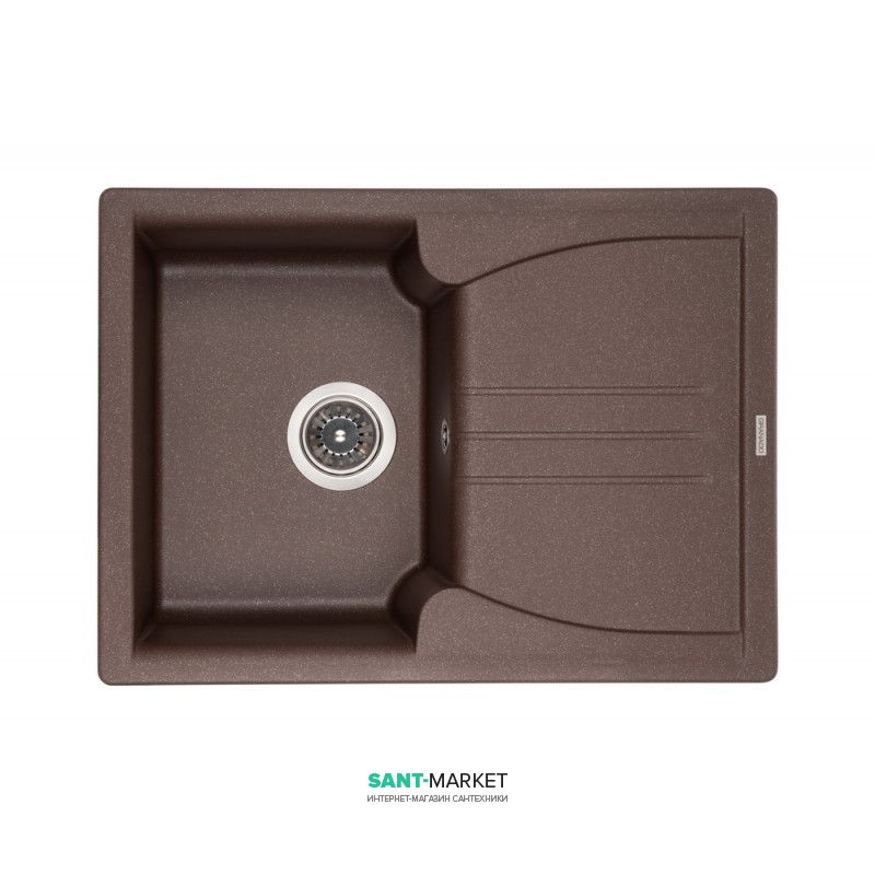Мийка для кухні Granado Salamanka врізна 68х50 см нанограніт marron 0606