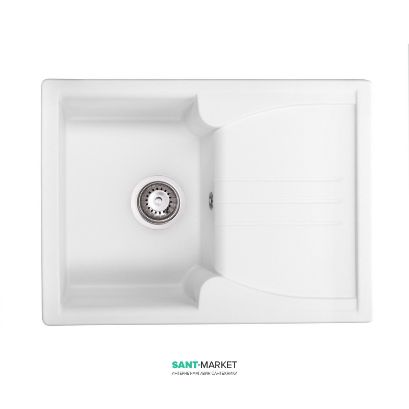 Мийка для кухні Granado Salamanka врізна 68х50 см нанограніт white 0605