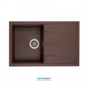 Мойка для кухни Granado Toledo врезная 78х50 см наногранит marron 2106