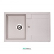 Мийка для кухні Granado Valencia врізна 77,5х49,5 см нанограніт gris 0708