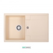 Мойка для кухни Granado Valencia врезная 77,5х49,5 см наногранит ivory 0704