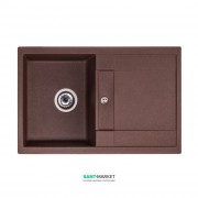 Мийка для кухні Granado Valencia врізна 77,5х49,5 см нанограніт marron 0706