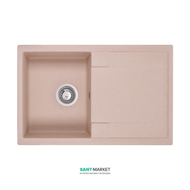 Мийка для кухні Granado Vigo врізна 77,5х49,5 см нанограніт avena 1402