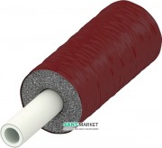 Универсальная многослойная труба TECE TECEflex d 20х3.45 мм в термоизоляции RS 13 мм бухта 50 м красный 731920