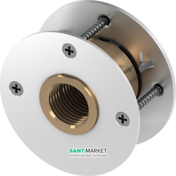 Универсальная настенная втулка TECE TECEflex R 1/2 x Rp 1/2 бронза 708706