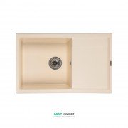 Мийка для кухні Granado Alicante врізна 78х49,5 см нанограніт ivory 2404