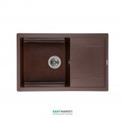 Мойка для кухни Granado Alicante врезная 78х49,5 см наногранит marron 2406