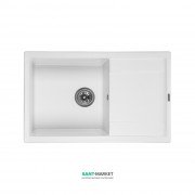 Мийка для кухні Granado Alicante врізна 78х49,5 см нанограніт white 2405