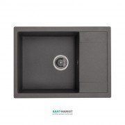 Мийка для кухні Granado Linares врізна 67,5х49,5 см нанограніт grafito 0809