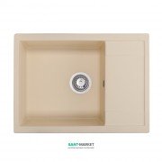 Мийка для кухні Granado Linares врізна 67,5х49,5 см нанограніт ivory 0804