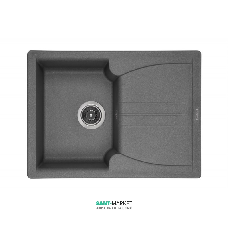 Мийка для кухні Granado Salamanka врізна 68х50 см нанограніт grafito 0609