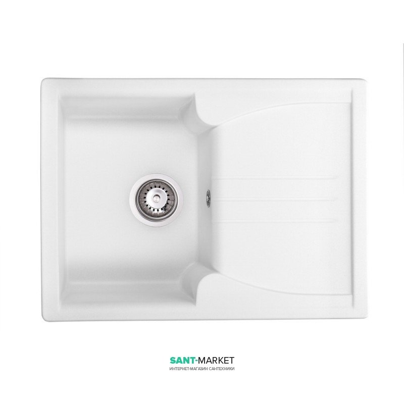 Мойка для кухни Granado Salamanka врезная 68х50 см наногранит white 0605