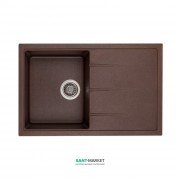 Мойка для кухни Granado Toledo врезная 78х50 см наногранит marron 2106