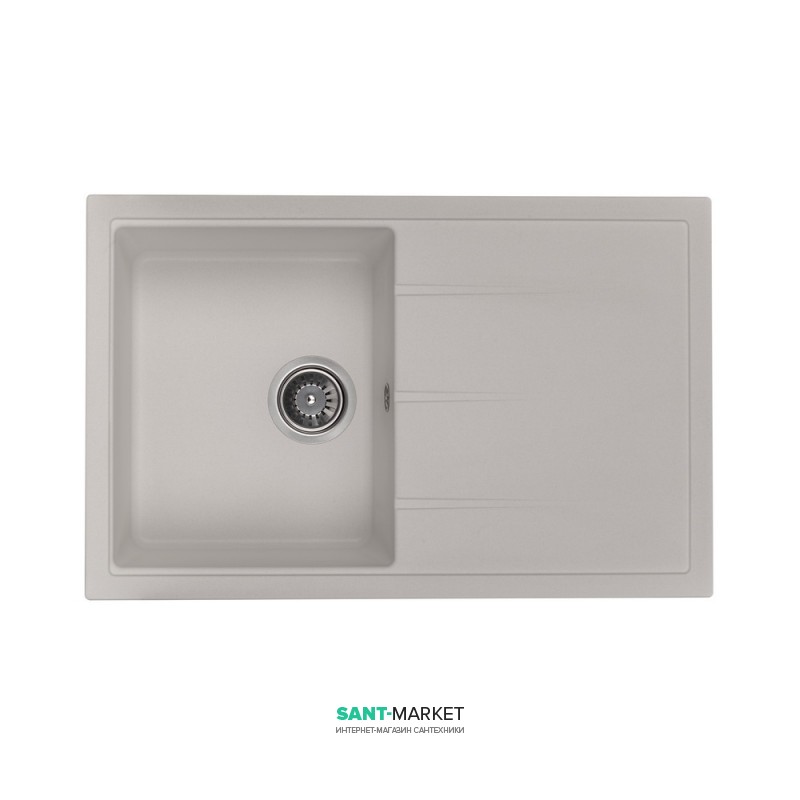 Мийка для кухні Granado Toledo врізна 78х50 см нанограніт white 2105