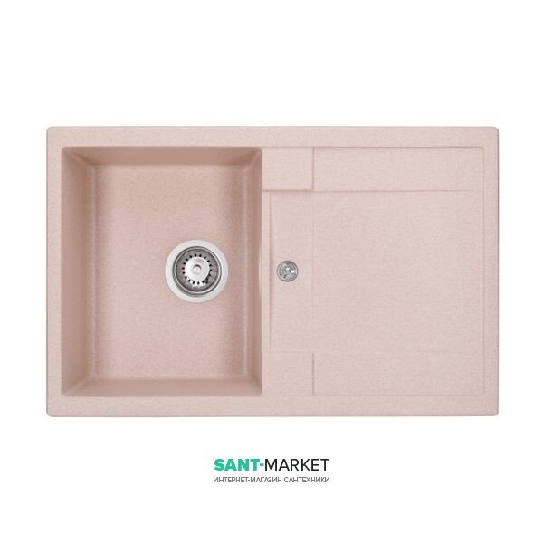 Мойка для кухни Granado Valencia врезная 77,5х49,5 см наногранит avena 0702