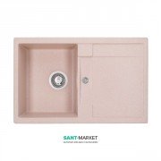 Мойка для кухни Granado Valencia врезная 77,5х49,5 см наногранит avena 0702