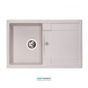 Мойка для кухни Granado Valencia врезная 77,5х49,5 см наногранит gris 0708