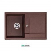 Мойка для кухни Granado Valencia врезная 77,5х49,5 см наногранит marron 0706